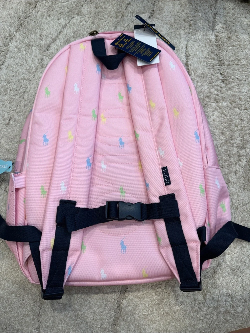Polo by Ralph Lauren Pink Backpack